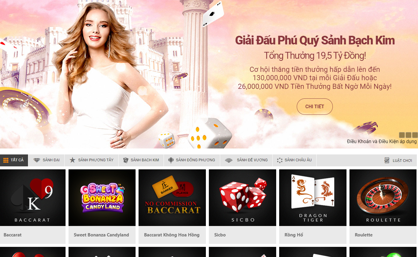 Giao diện casino trực tuyến nhà cái 188bet