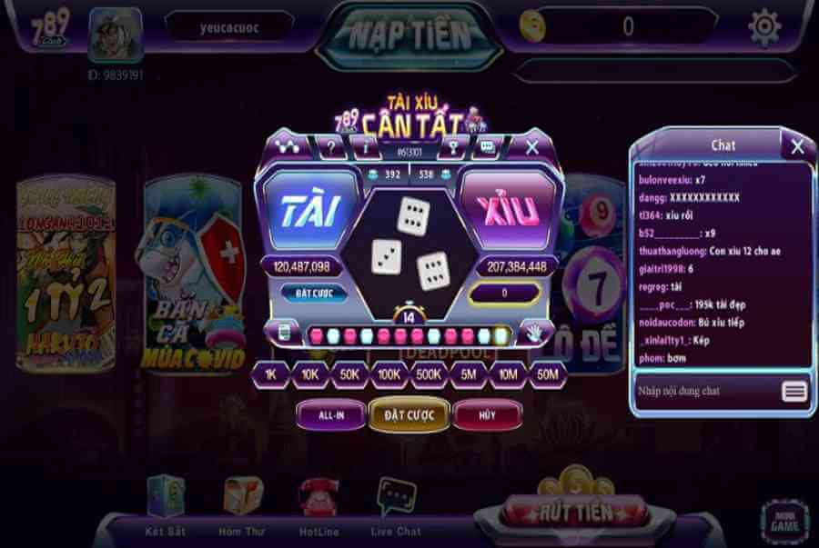 Vì sao nên chơi game tài xỉu tại cổng game uy tín 789 club?