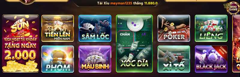 Top những game đánh bài và quay hũ đang được yêu thích nhất