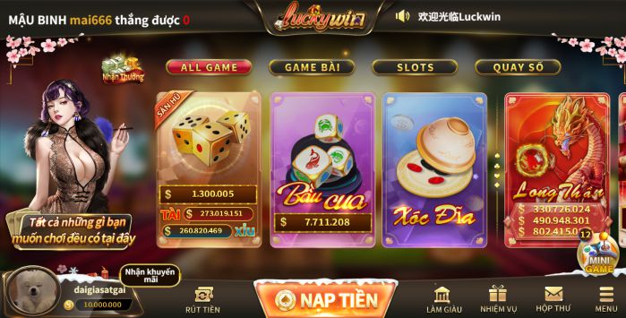 LuckyWin Club – Cổng game online