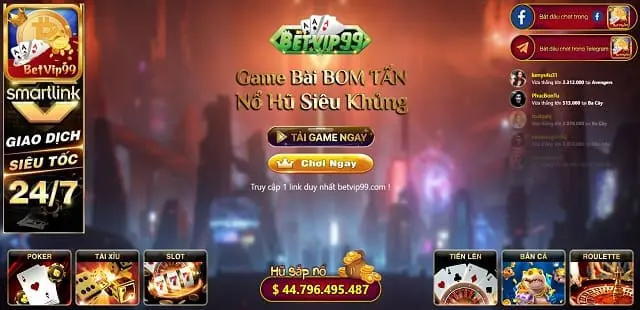 tổng quát về cổng game BetVip 99