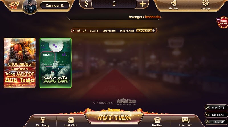 Xóc đĩa thu hút tất cả đối tượng người chơi tại cổng game MayClub