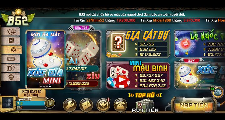 game bài đổi thưởng B52 Club uy tín số 1 Việt Nam