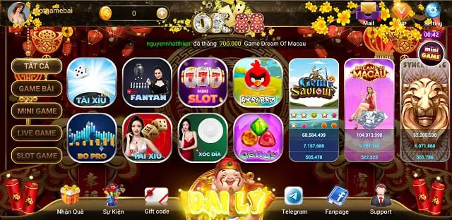 Kho game của Ok88 Fun