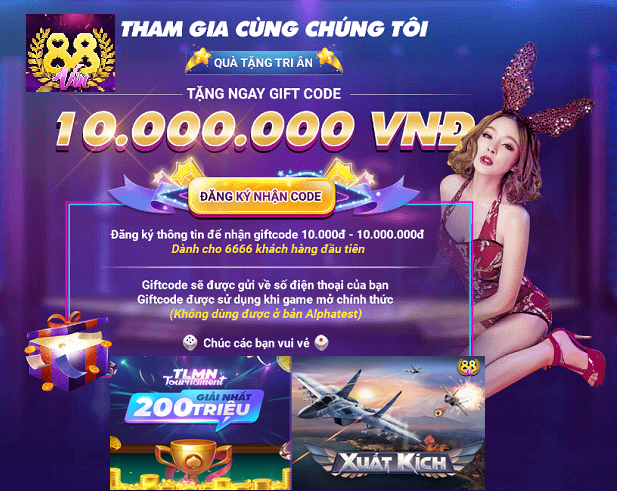 Code Tân Thủ và GiFTCODE được tri ân hàng ngày