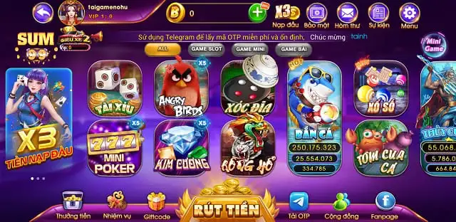 Sum99.Club cập nhật kho game hấp dẫn với tỷ lệ ăn cao