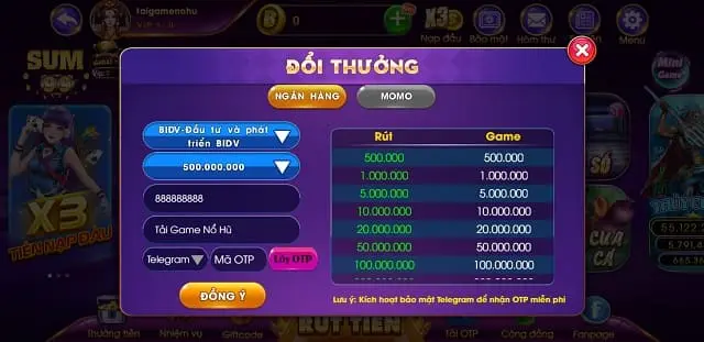 Đánh giá về nạp rút siêu tốc tại cổng game Sum99 Club