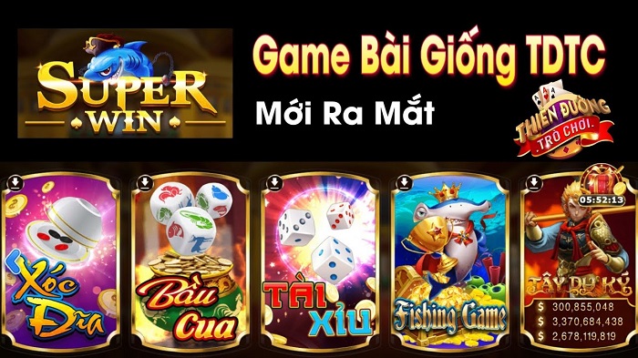 Khám phá kho game đổi thưởng SuperWin88 Vip