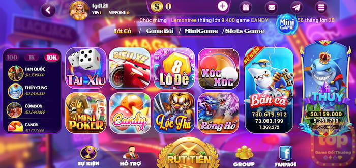 Hệ thống game hot nổi bật