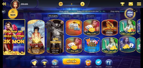 Hệ thống game và tính minh bạch tuyệt đối khi tham gia chơi