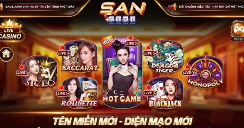 Tải San Club – Cổng Game Nổ Hũ Không Giới Hạn IOS,APK,PC