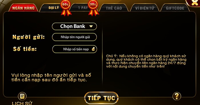 Tốc độ nạp/rút tiền nhanh tại You88 vô cùng nhanh chóng