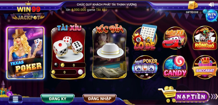 Có những trò chơi nào tại cổng game?