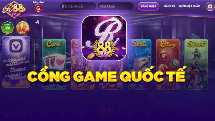 R88 Vin  – Siêu phẩm làng game đổi thưởng