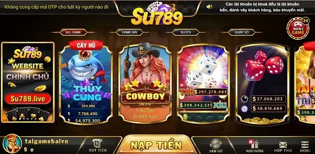 Các tính năng nổi bật nhất của dòng game bài Su789 Live