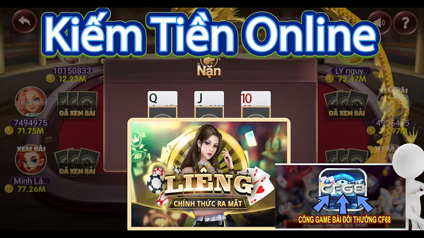 Kiếm tiền online hấp dẫn với cổng game CF68