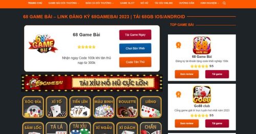 68game.biz | 68 Game Bài – Cổng Game Đổi Thưởng Uy Tín Nhất Việt Nam 